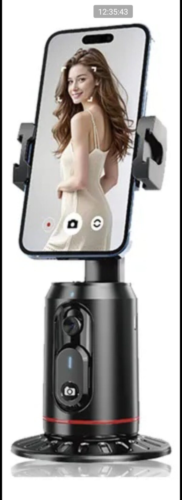 Support de téléphone intelligent -Apareil selfie détecteur de mouvement 360º